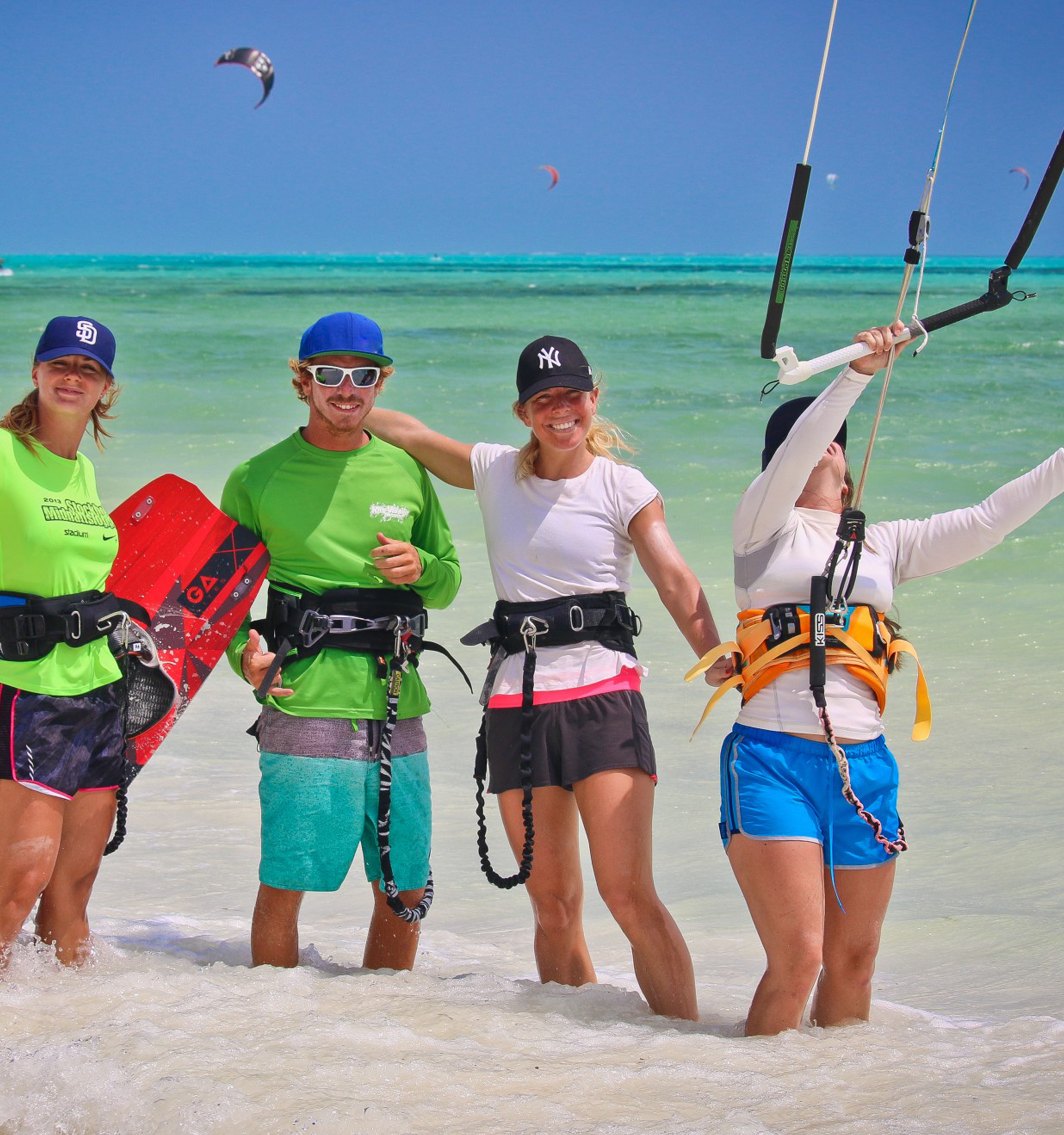 Kitesurfing in Zanzibar